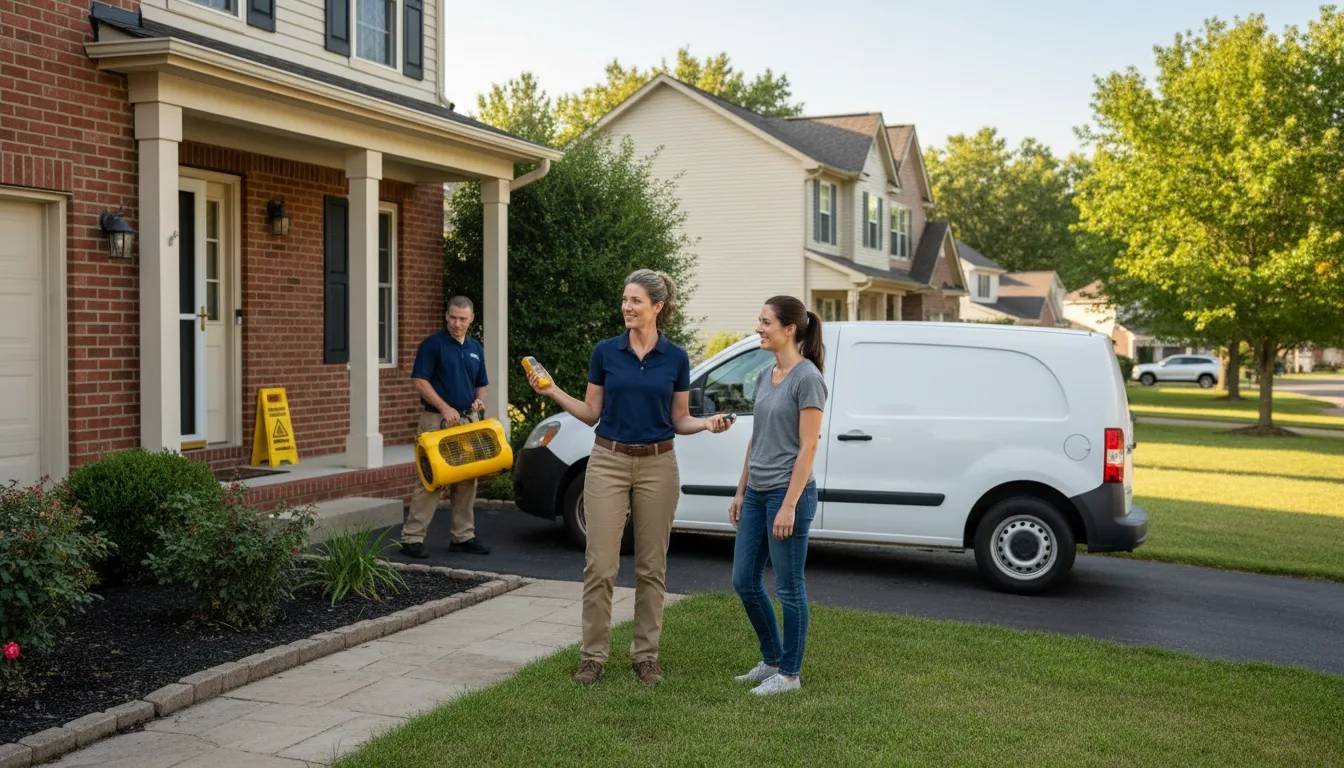 Water restoration image for Water Damage & Restoration Services in Moriah, NY
